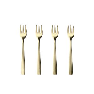 Kagegafler, Champagne guld - 4 stk.